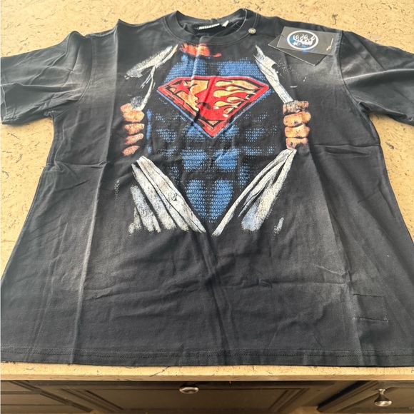 Hellstar Superman Graphic T-Shirt - Picture 1 of 2